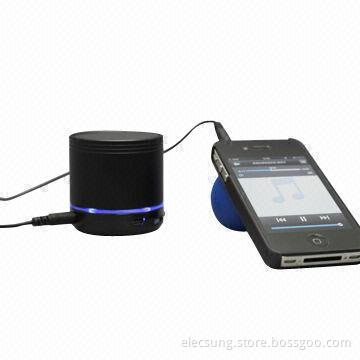 Bluetooth/Wireless Speakers with TF Card/FM Radio/USB Charge, 500mAh Capacity